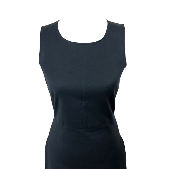 GAP Slim Shift Sleeveless Black Dress Size 0 - Picture 2 of 6